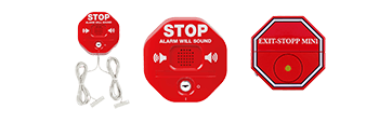 Exit-Stopper Türwächter und Feuerlöscher-Diebstahlsicherung Exit-Stopper Türwächter und Feuerlöscher-Diebstahlsicherung