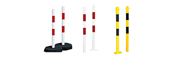 Parkplatzpfosten mit Kettenösen Parkplatzpfosten mit Kettenösen